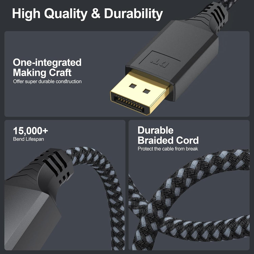 Display Port to HDMI Cable 3ft 10 Pack DisplayPort to HDMI 4K@30Hz