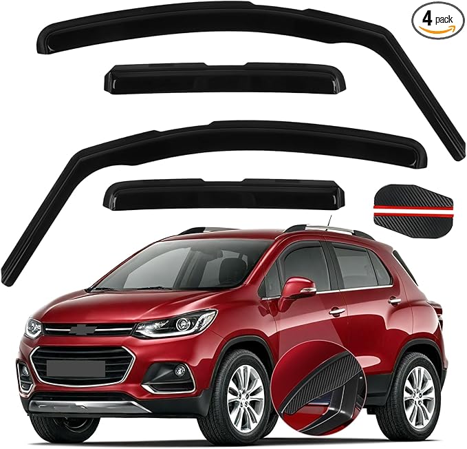 in Channel Rain Guards Fit for Buick Encore 2013-2023/Chevrolet Trax 2014 201...