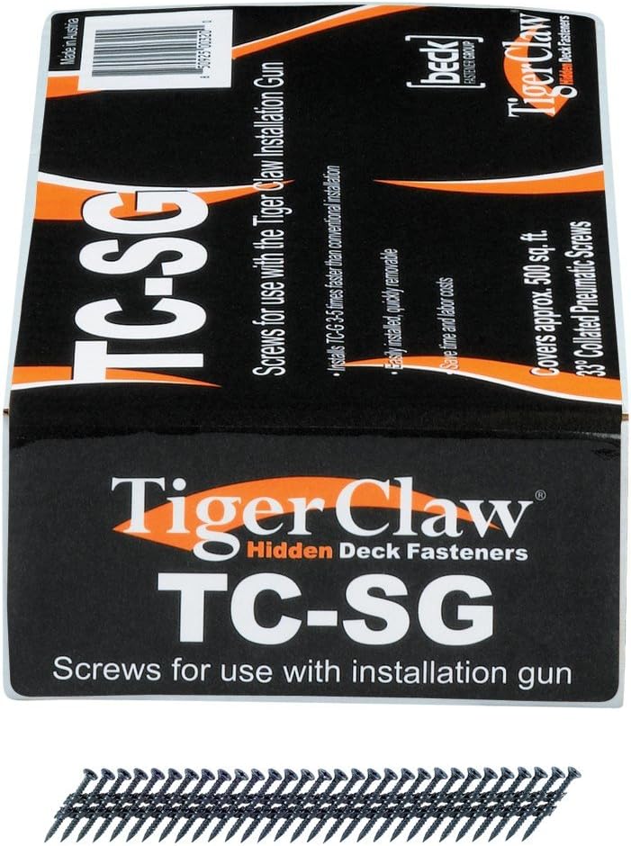 Tiger Claw Coated Steel Pneumatic Scrails Fasteners - 930 pcs. for Approx. 50...
