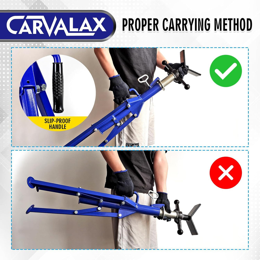 CARVALAX V-Head Pipe Jack Stands, Adjustable Pipe Stand for Welding | 28&quot...