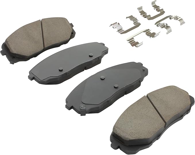 Premium Ceramic Front Brake Pads Compatible