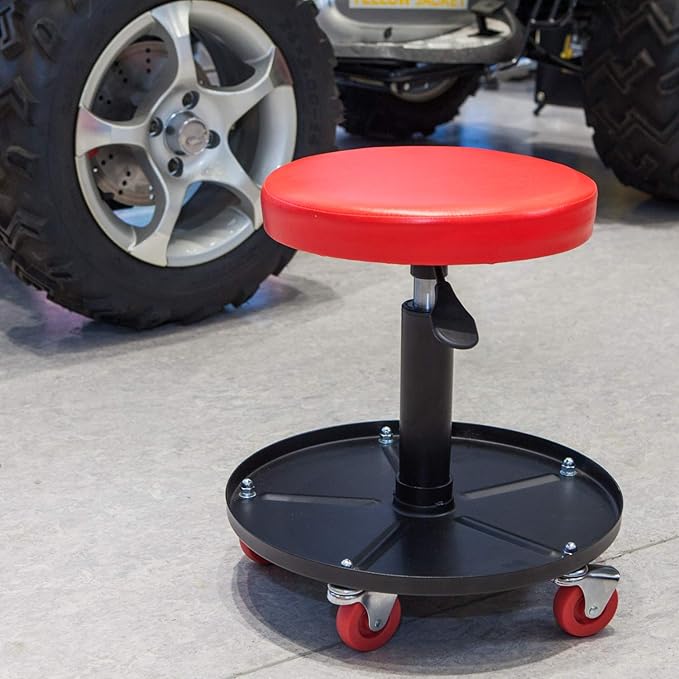 BIG RED ATRHL6201R Torin Heavy Duty Rolling Pneumatic Creeper Garage/Shop Seat: