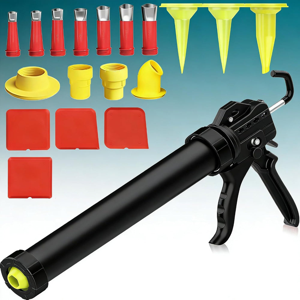 20 oz Sausage Caulk Gun, One-Touch Drip-Free | Effortless & Professional ...