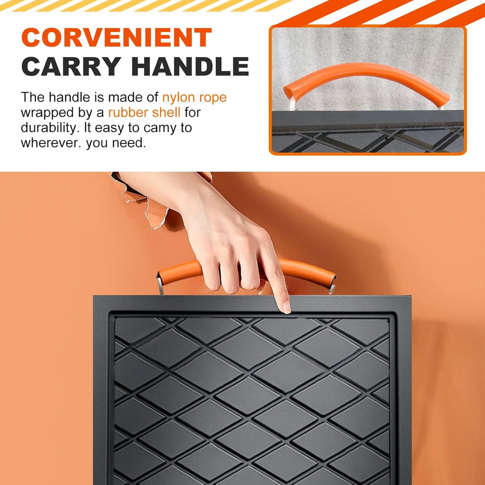 12 X 12 X 1 inchs Non-Slip Rv Jack Pads, 2 Pack Camper Outrigger Pads with Ha...