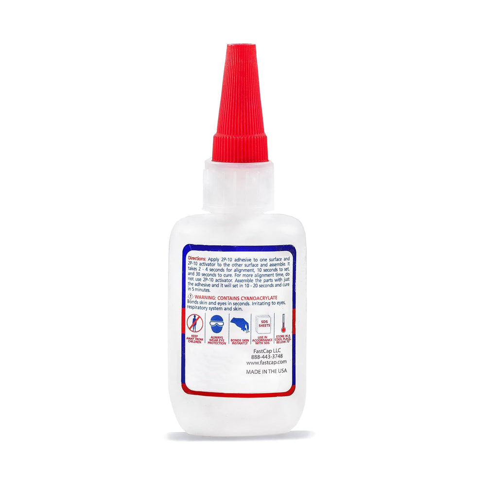 FastCap 2P-10 - Medium – Industrial Strength Super Glue - CA (Cyanoacrylate A...