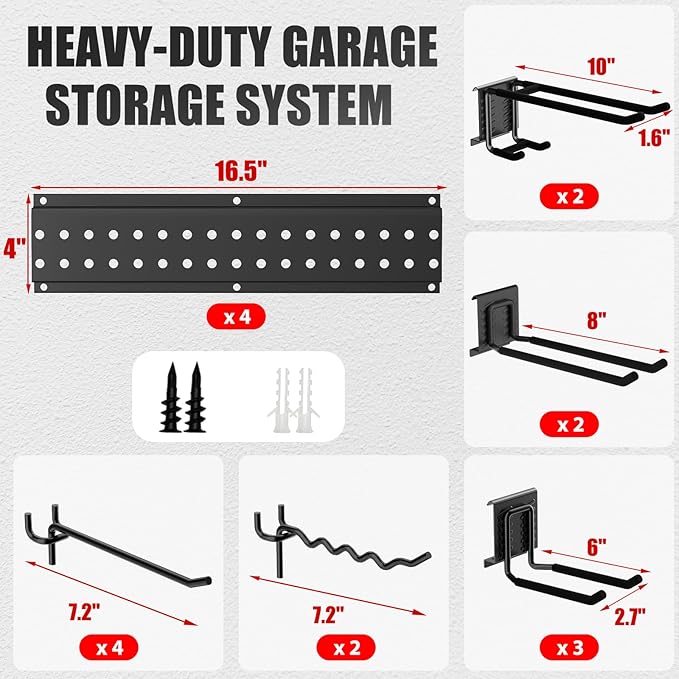 Garage Tool Organizer Wall Mount 64 inches