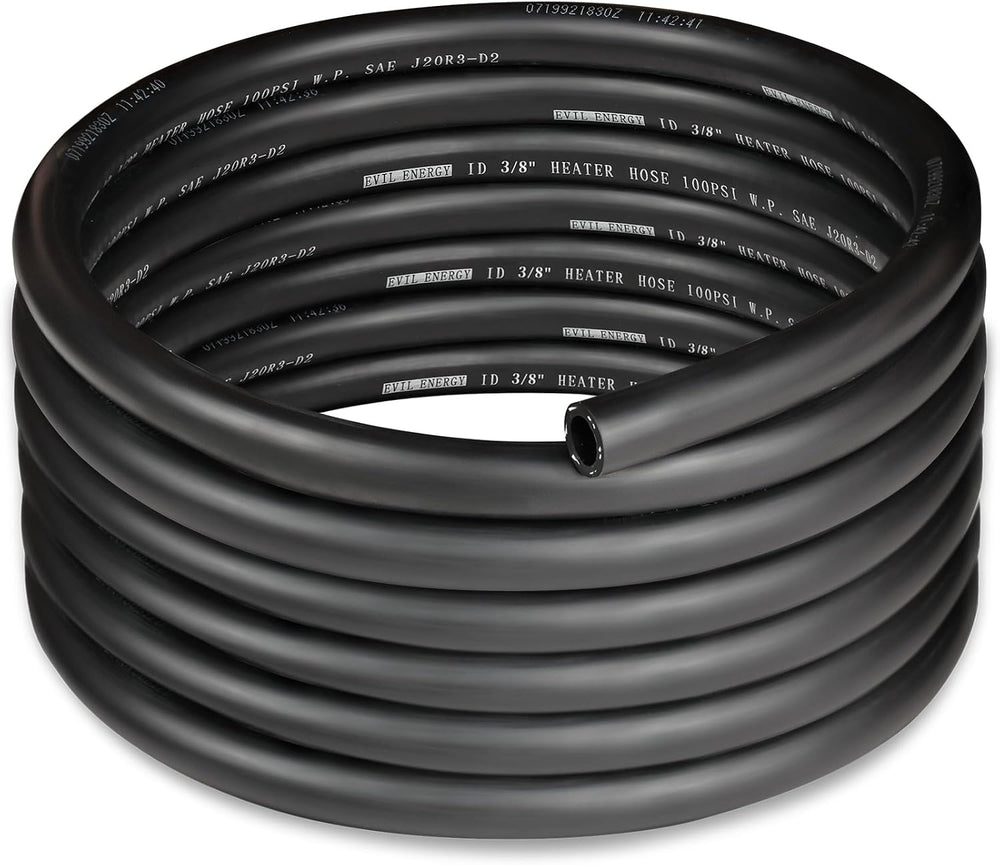 EVIL ENERGY 3/8" Heater Hose Coolant Radiator Straight 100PSI SAE 20R3 15FT