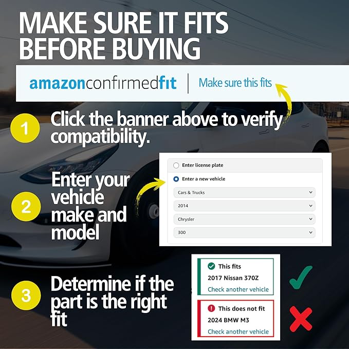 Premium Semi-Metallic Front Brake Pads Compatible