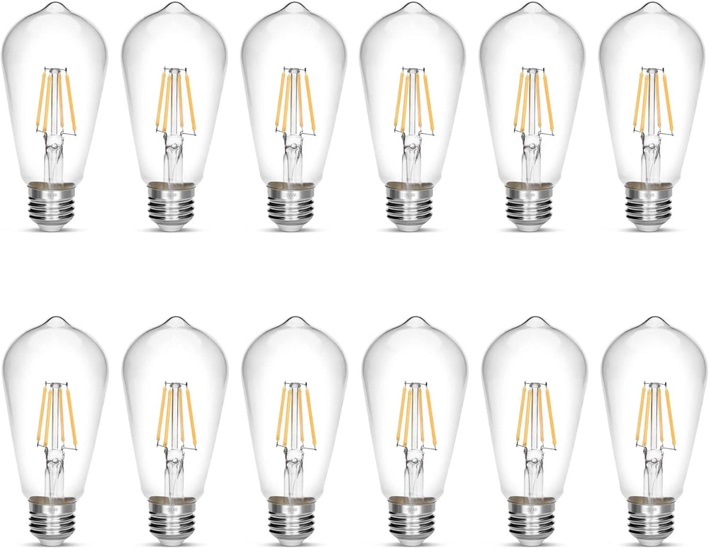 LED Edison Bulb 4W, Antique 40W Vintage Edison Bulb, E26 Light Bulb Non (Pack...