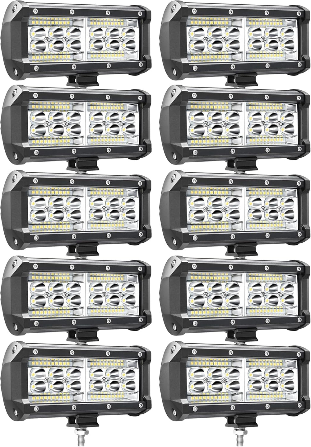 7 Inch LED Light Bars, LED Light Pods 156W 12000lm 12V 24V Offroad Driving Fo...