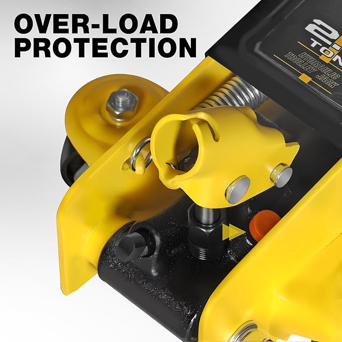 YELLOW JACKET 2.5 Ton Trolley Jack Hydraulic Low Profile Floor Jack