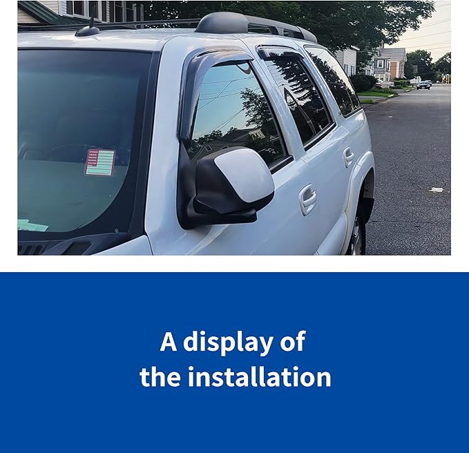 Smoke Sun/Rain Guards Window Visor Compatible