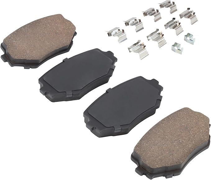 Premium Semi-Metallic Front Brake Pads Compatible