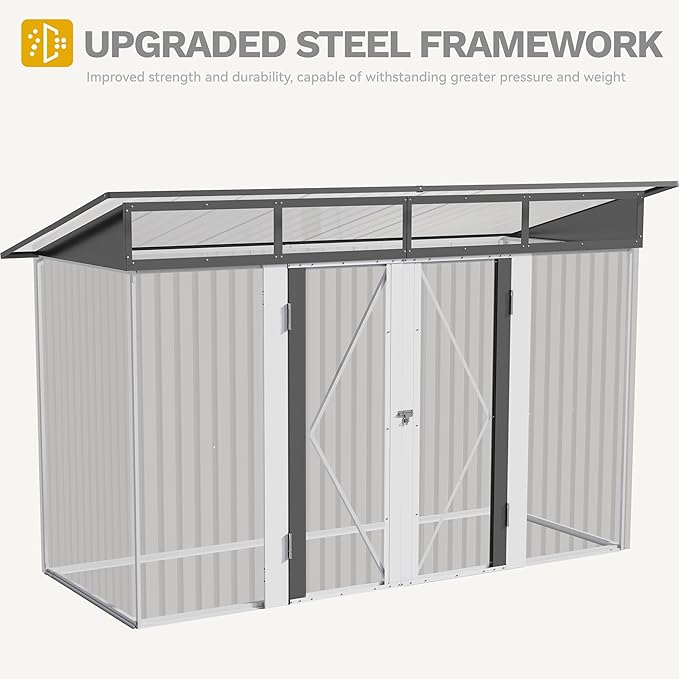 DWVO 9x4 FT Outdoor Storage Shed