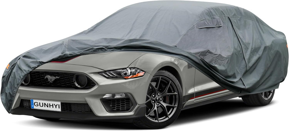 16 Layers Car Cover Waterproof All Weather, Heavy Duty Full Exterior Cover