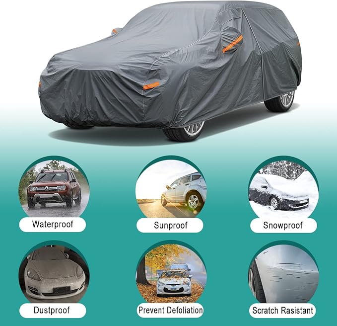Premium Car Cover Custom Fit Cadillac SRX, 16 Layers Heavy Duty Car Cover