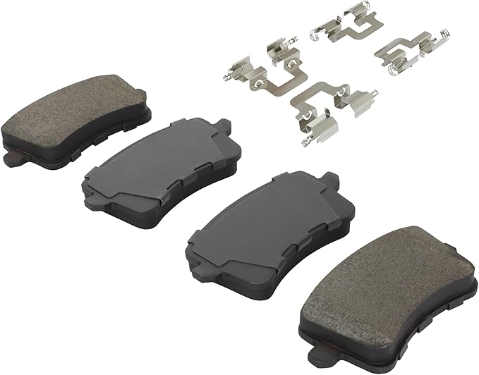 Premium Semi-Metallic Rear Brake Pads Compatible