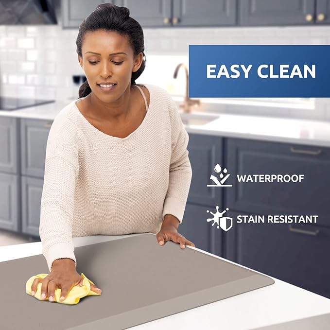 KitchenClouds Kitchen Mat Cushioned Anti Fatigue Kitchen Rug 17.3"x60"
