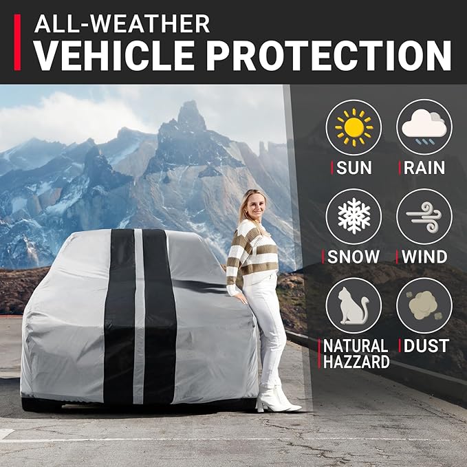 iCarCover Custom Car Cover for Chevy Corvair Station Wagon Waterproof All