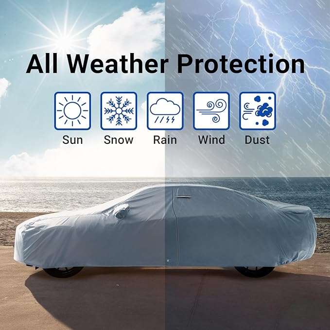iCarCover Custom Car Cover for Chevy Camaro IROC Z28, Berlinetta, Waterproof