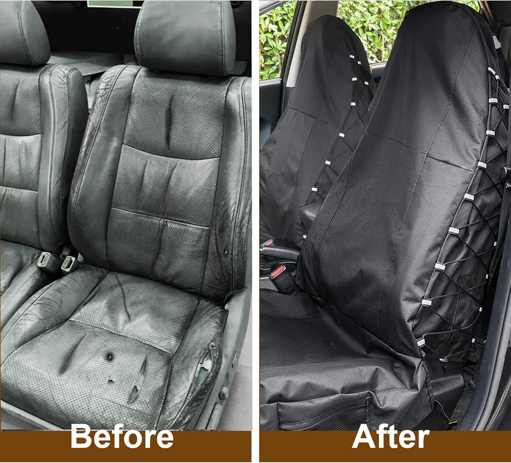 TIROL Semi Truck Seat Covers Heavy Duty Canvas Seat Covers for Trucks