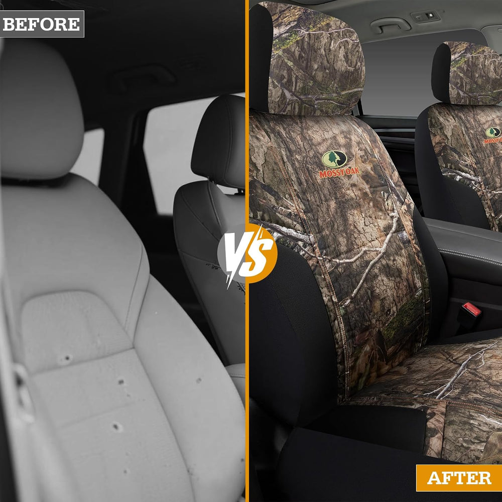 Mossy Oak Camo Seat Covers, Airbag Compatible, Universial Fit, Fit Most Bucke...