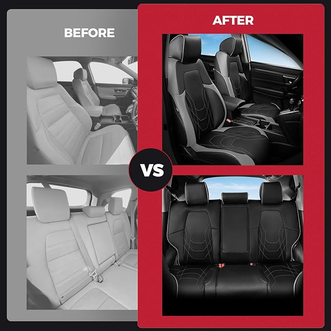 FREESOO CRV Seat Covers Full Set,
