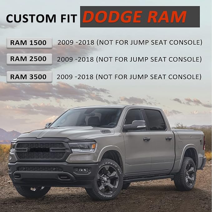 GIANT PANDA Center Console Cover Armrest Cover Cushion Fits Dodge RAM 1500 2500