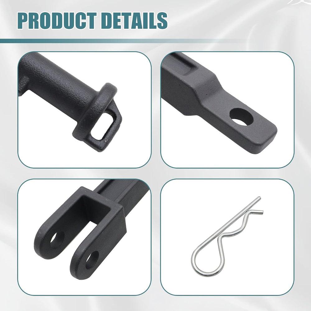 GXARTS 2 Sets Tow Hook Compatible with Kenworth Peterbilt with Pull Pins Fram...