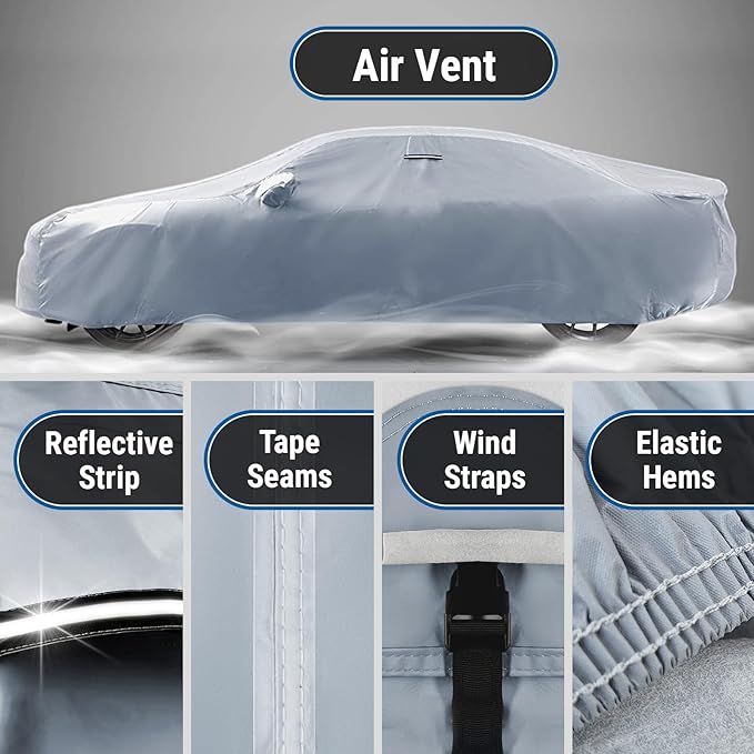 iCarCover Custom Car Cover for Chevy Camaro LT, SS Waterproof All Weather Rain
