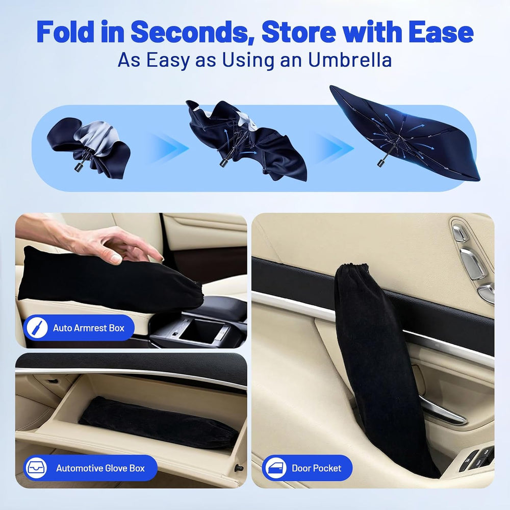 Car Windshield Sun Shade for Ford Expedition 2018-2026 –[Reflective Coated Fa...