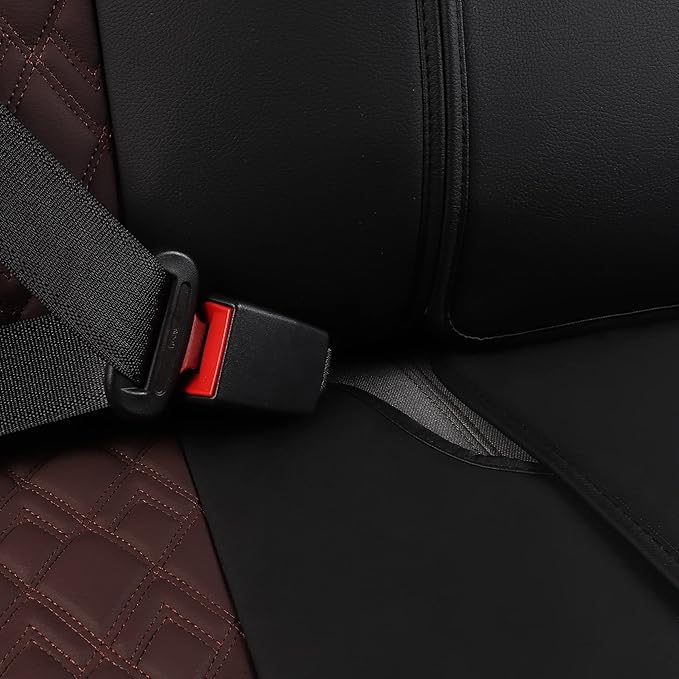JOJOBAY Car Seat Covers for Dodge Ram 2 Pcs Front, Fit Ram 2009-2025