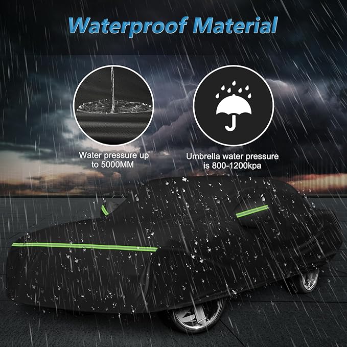 Waterproof Car Covers for Chevy Monte Carlo 1970-1988, 420D Oxford Cloth Sun