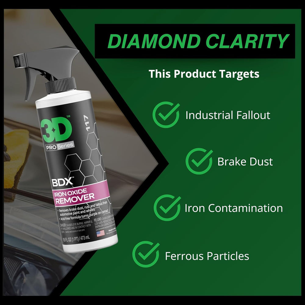 3D Bug Remover BDX Iron Remover – Ultimate Exterior Cleaning Duo for Bug, Tar...