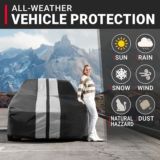 iCarCover Custom Car Cover for Chevy Monte Carlo Waterproof All Weather Rain