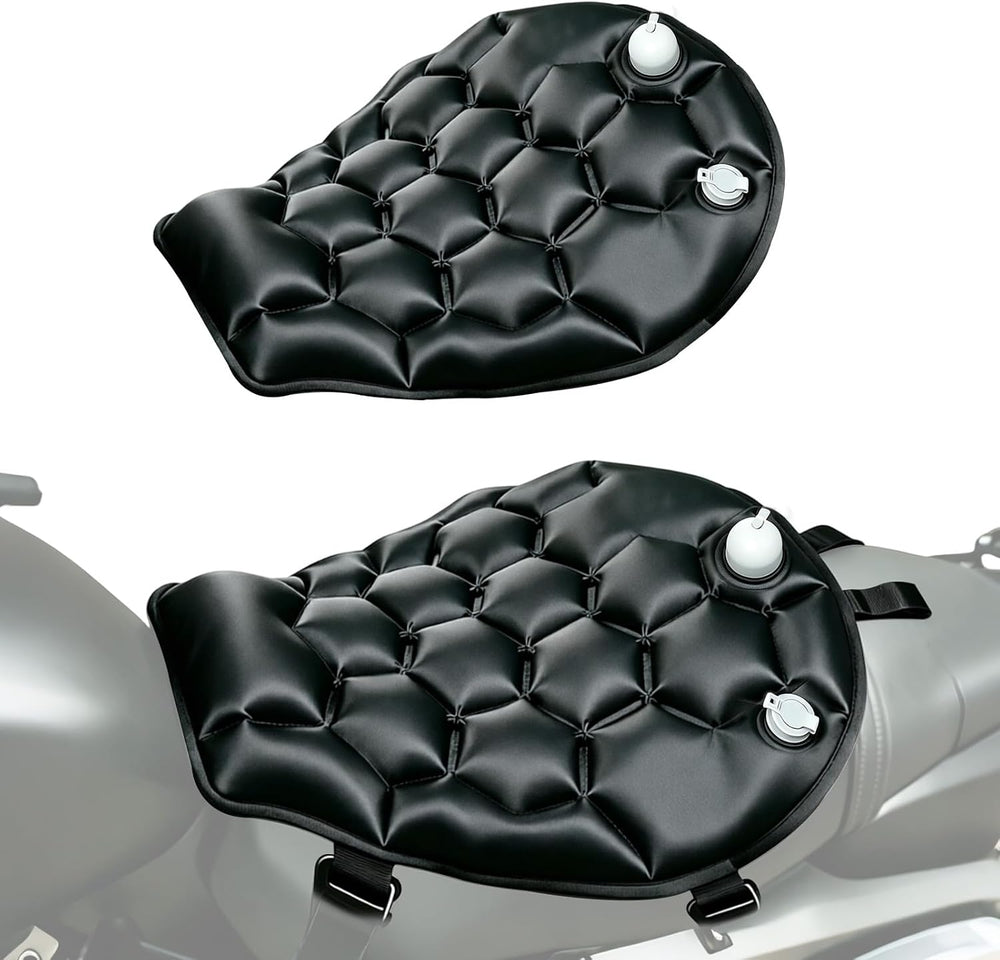 Foldable Motorcycle Seat Cushion with Air and Water Filling, Air Convection B...
