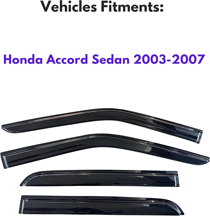 KPY Window Visor Rain Guard Compatible
