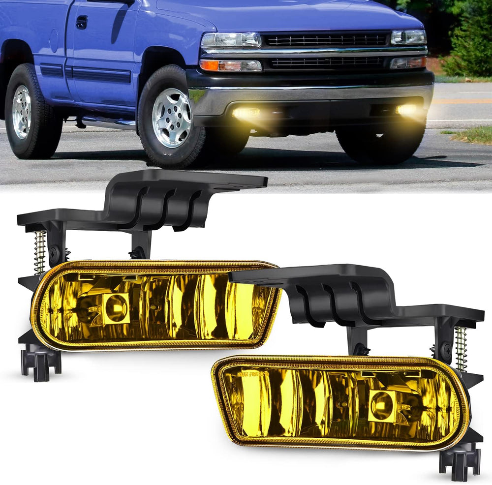 Nilight Fog Light Assembly Compatible with 2000-2006 Chevy Suburban Tahoe
