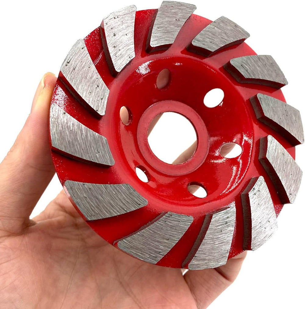 8 Pieces Concrete Grinder disc 4 Inch Concrete Turbo Diamond Cup Grinding Whe...