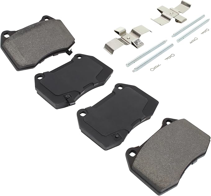 Premium Ceramic Front Brake Pads Compatible