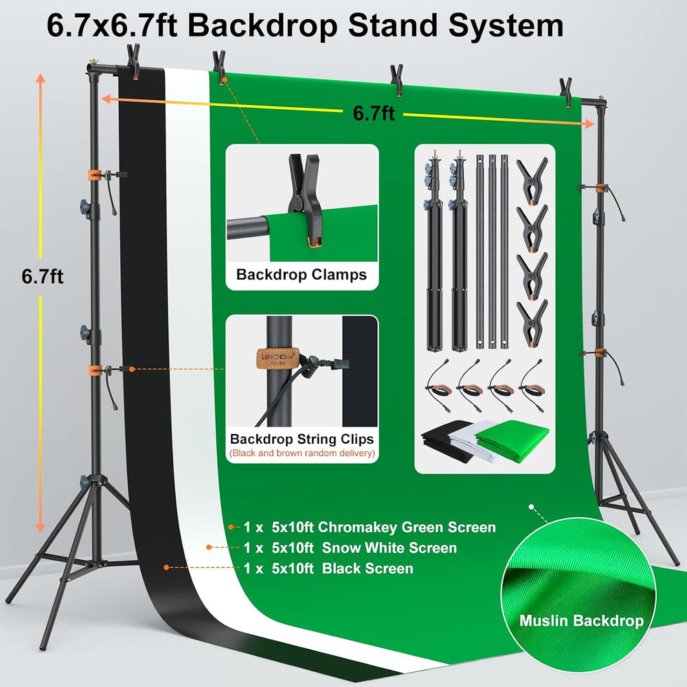 LINCO Lincostore Photo Video Studio Light Kit AM169