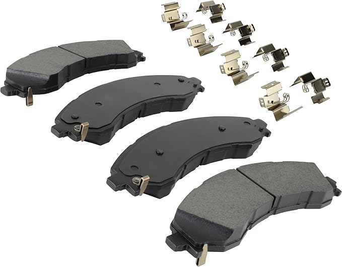 Premium Semi-Metallic Front Brake Pads Compatible