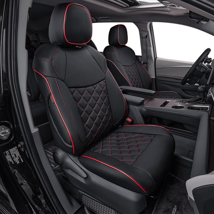 EKR Sienna Seat Covers for 2011-2020 Toyota Sienna L, 7 Seats, 2nd Row Captain