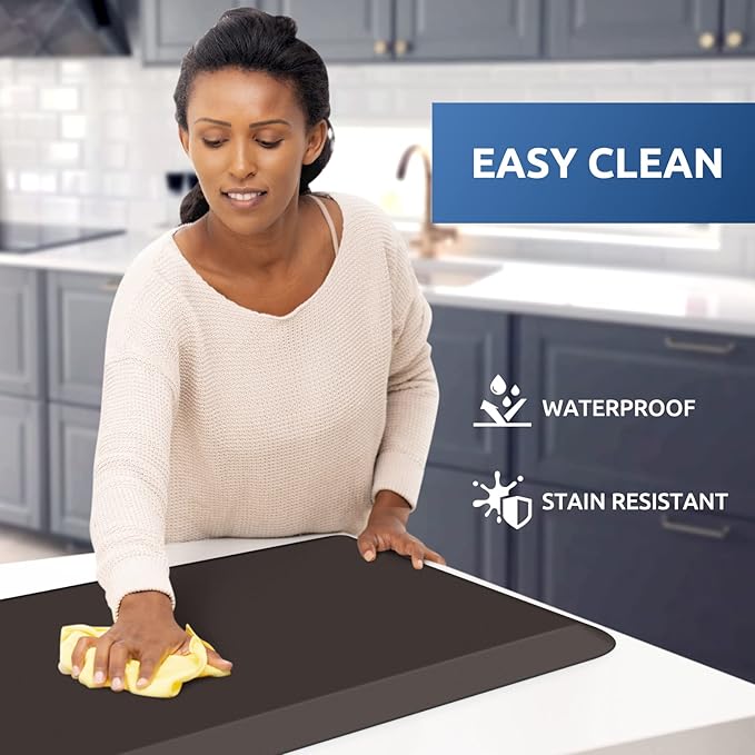 KitchenClouds Kitchen Mat Cushioned Anti Fatigue Kitchen Rug Non Slip Standing