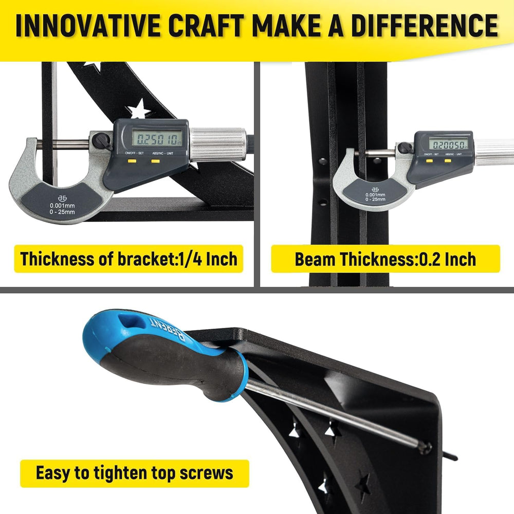 Heavy Duty Shelf Brackets，max Load 900 LBS,Premium Alloy Metal Mantel Bracket...