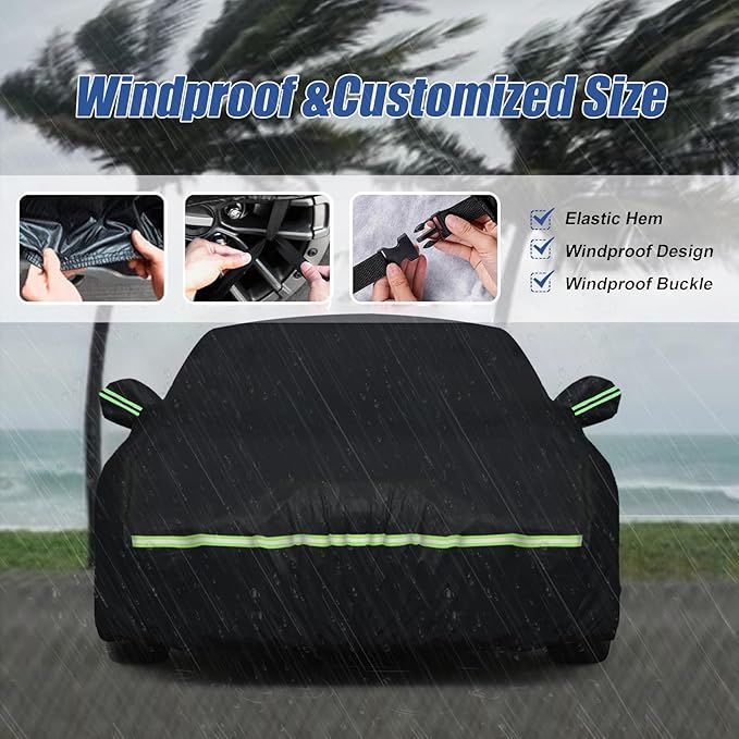 Waterproof Car Covers for 1994-2023 Mustang GT/Cobra/Shelby/Bullitt/ECOBOOST
