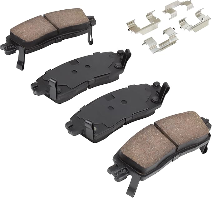 Premium Ceramic Rear Brake Pads Compatible