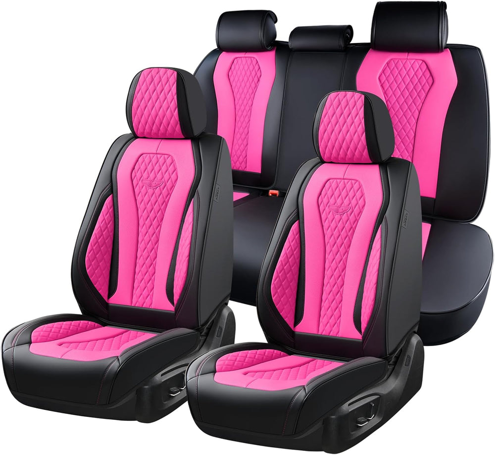 Coverado Auto Seat Covers, Car Seat Covers Full Set, Rose Car Seat Cover, Dri...