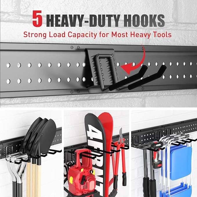 Garage Tool Organizer Wall Mount 64 inches