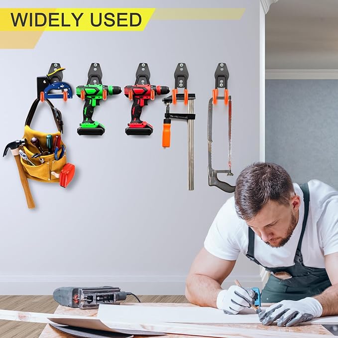28 Pack Heavy Duty Garage Hooks, Utility Wall Mounted Storage System,